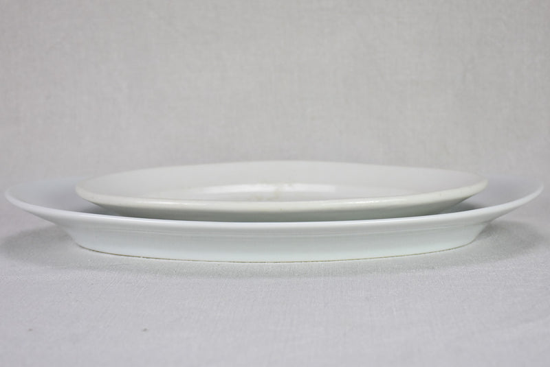 Two early 20th Century Limoges serving platters - oval