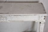Pair of antique French console tables with beige  53¼"