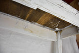 Pair of antique French console tables with beige  53¼"