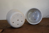 Vintage French cheese moulds