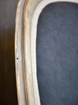 Pair of antique Louis XVI medallion armchairs