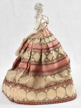 Rustic condition porcelain doll lampshade