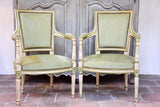 Pair of Louis XVI / Directoire armchairs