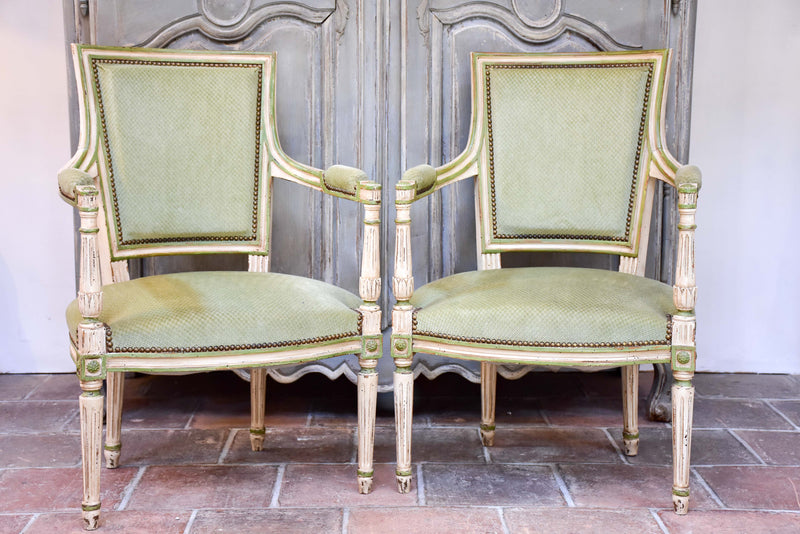 Pair of Louis XVI / Directoire armchairs