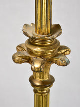 Large nineteenth-century religious altar candlestick 35"