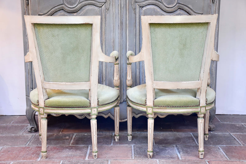 Pair of Louis XVI / Directoire armchairs