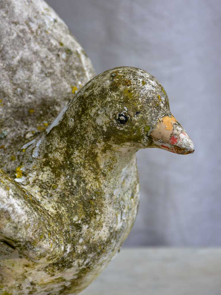 Early 20th century sculpture of a bird with outstreatched wings