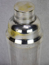 Early 20th century French cocktail shaker - silver plate