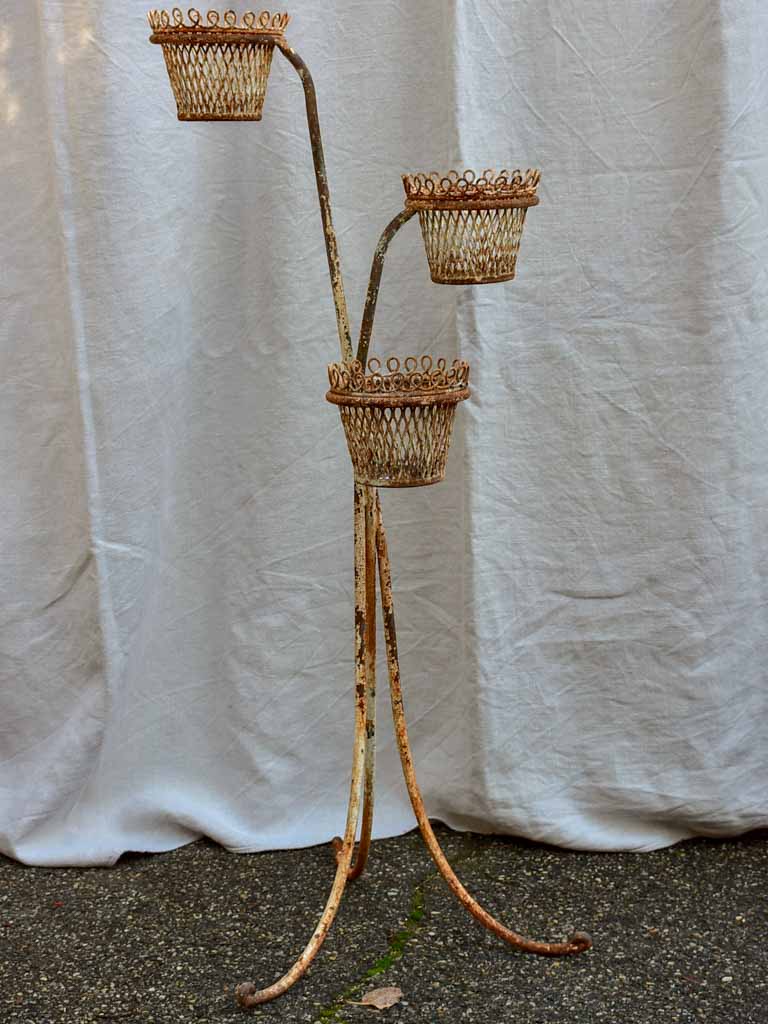 Mid century pot plant stand