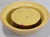 Antique French fassellier - cheese strainer bowl 12½"