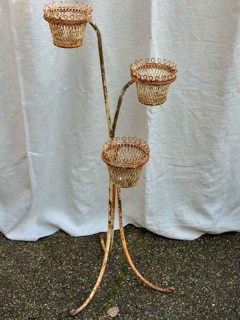 Mid century pot plant stand