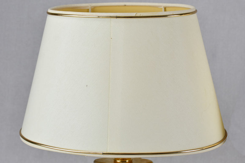 Burlwood Stand Vintage Table Lamps