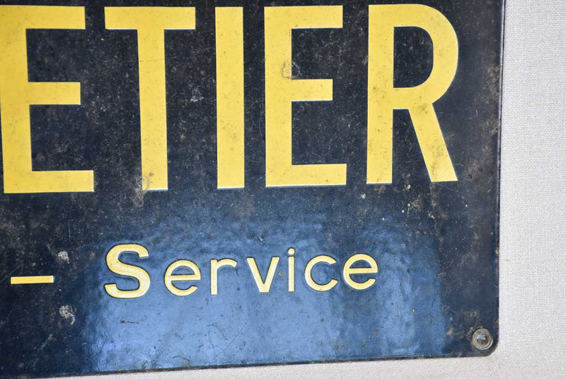 Vintage French agricultural sign 1950's - 13" x 19¾"