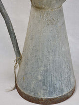 Early twentieth century French zinc pitcher with lid