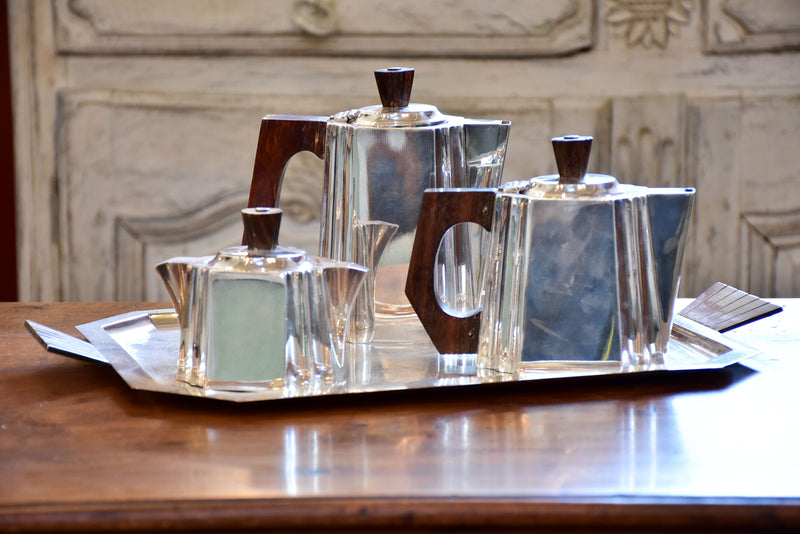 Silver plated Art Deco coffee service