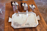 Silver plated Art Deco coffee service