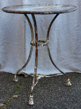 Antique French Arras garden table - round