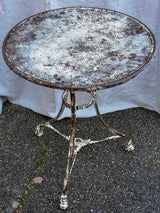 Antique French Arras garden table - round
