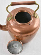 Antique French copper kettle 11¾"
