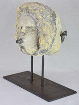 Salvaged 18th Century English stone fountain head