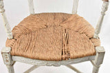 Elegant 1700s Provence straw chair