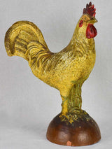 Early 20th-century French rooster - terracotta 13½"