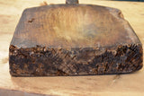 Cutting board with curved top