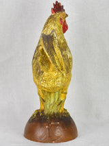 Early 20th-century French rooster - terracotta 13½"