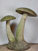 Early 20th Century French garden mushroom sculpture 31"