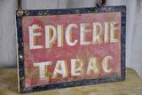 Antique French shop sign - Epicerie Tabac