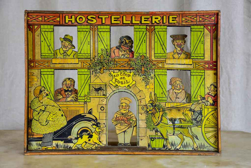Antique French children's game - Hostellerie