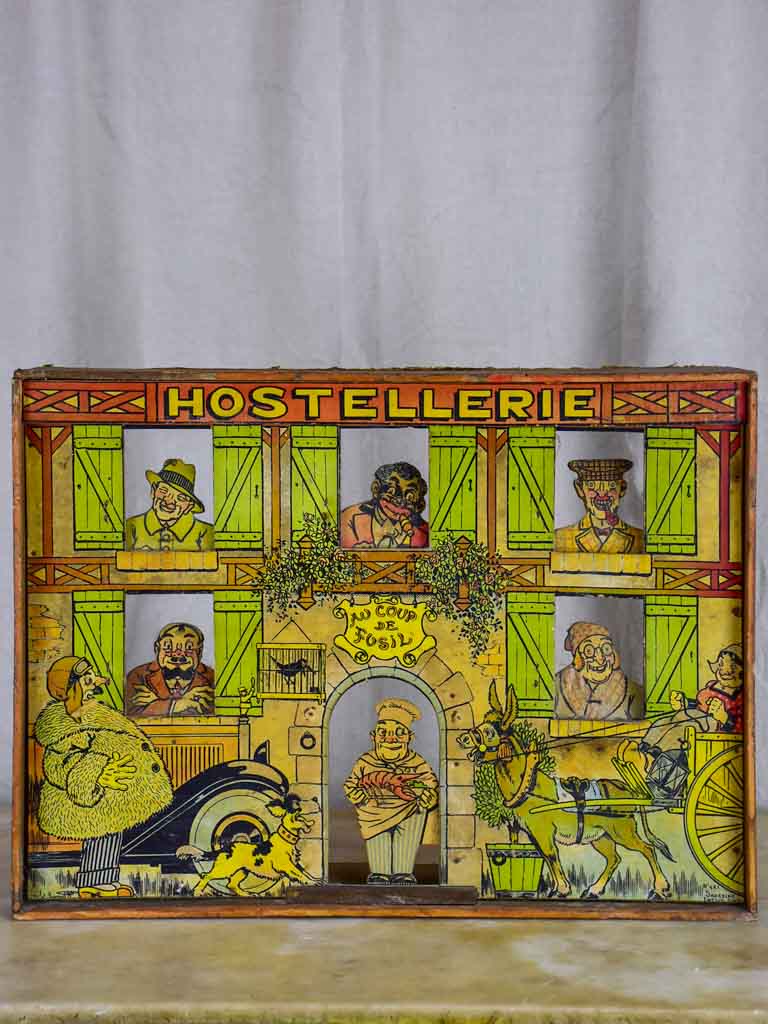 Antique French children's game - Hostellerie