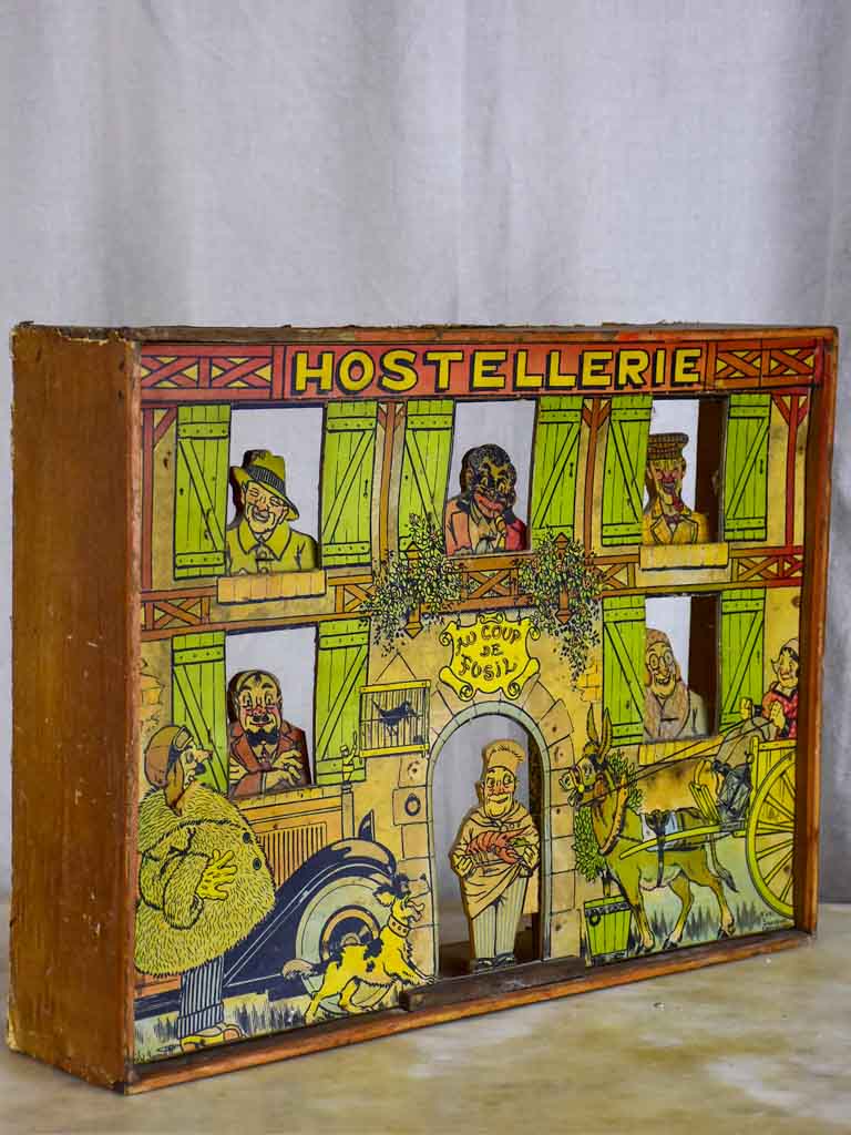 Antique French children's game - Hostellerie