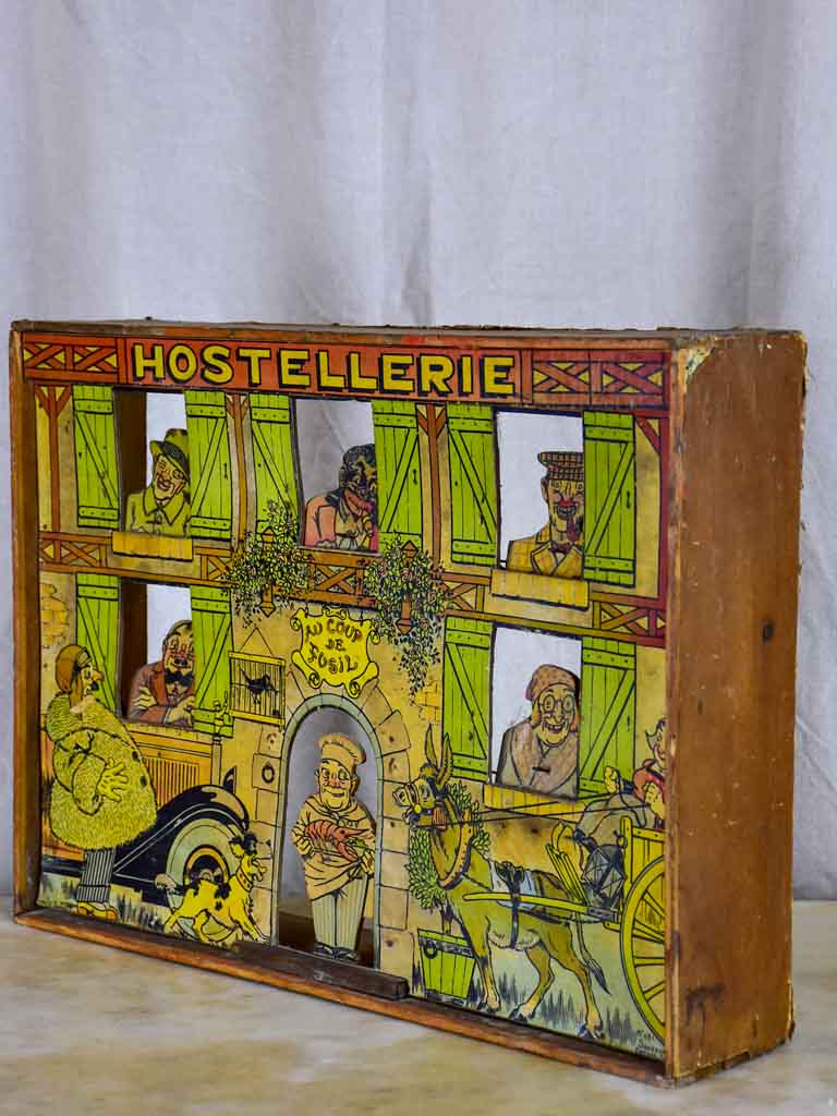 Antique French children's game - Hostellerie