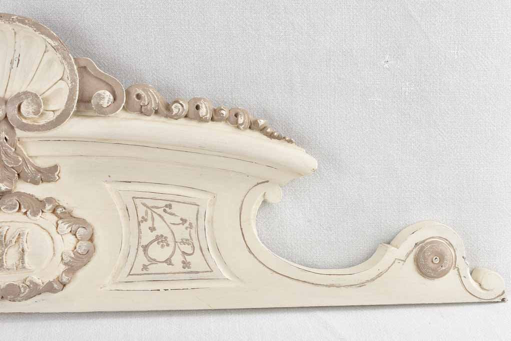 Napoleon III Era Repainted Pediment