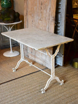 Antique French marble bistro table