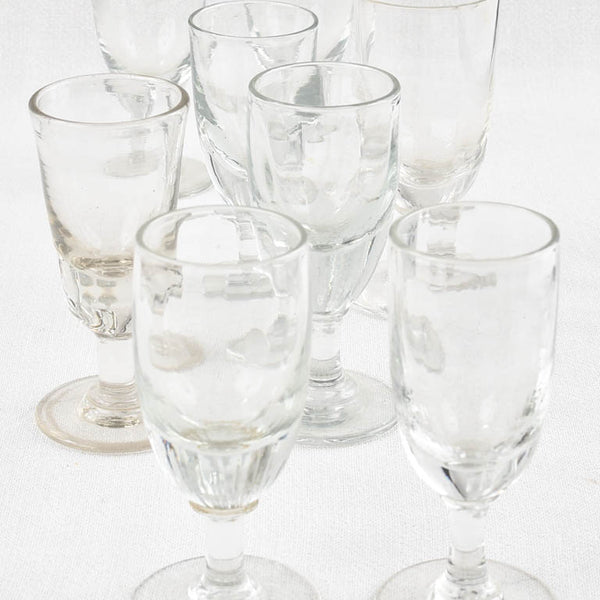 Set of eight antique absinthe glasses – Chez Pluie