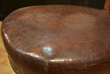 Set of eight Louis XVI style French dining chairs – leather