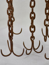 Late 19th Century French butcher's display hooks