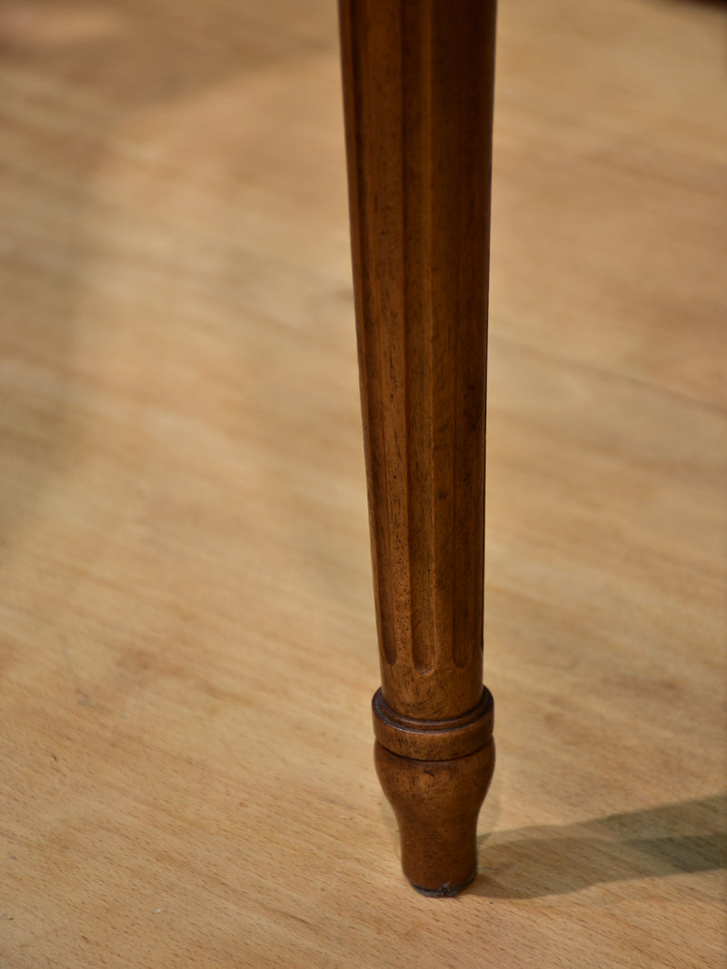 Set of eight Louis XVI style French dining chairs – leather