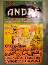 Vintage French poster from a haidresser