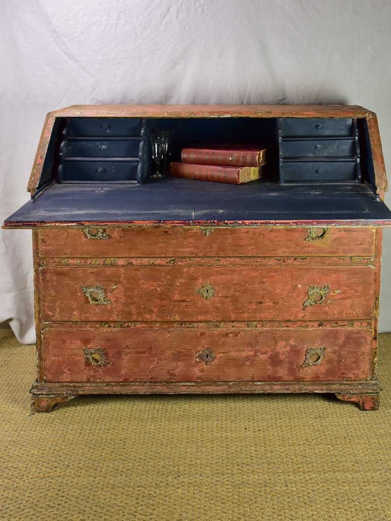 18th Century Swedish secretaire with original patina