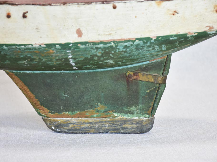 Early twentieth century wooden model boat toy