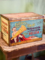 Vintage Italian ice-cream cone box - vintage advertising