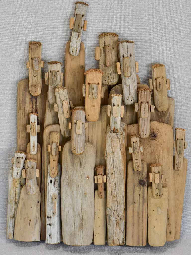Artisan made totem sculpture 16¼"