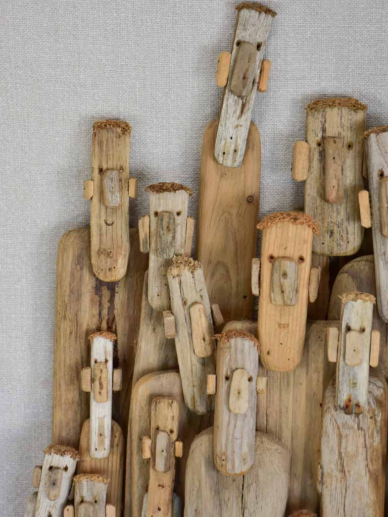 Artisan made totem sculpture 16¼"