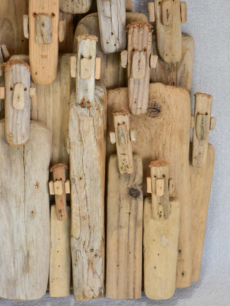 Artisan made totem sculpture 16¼"