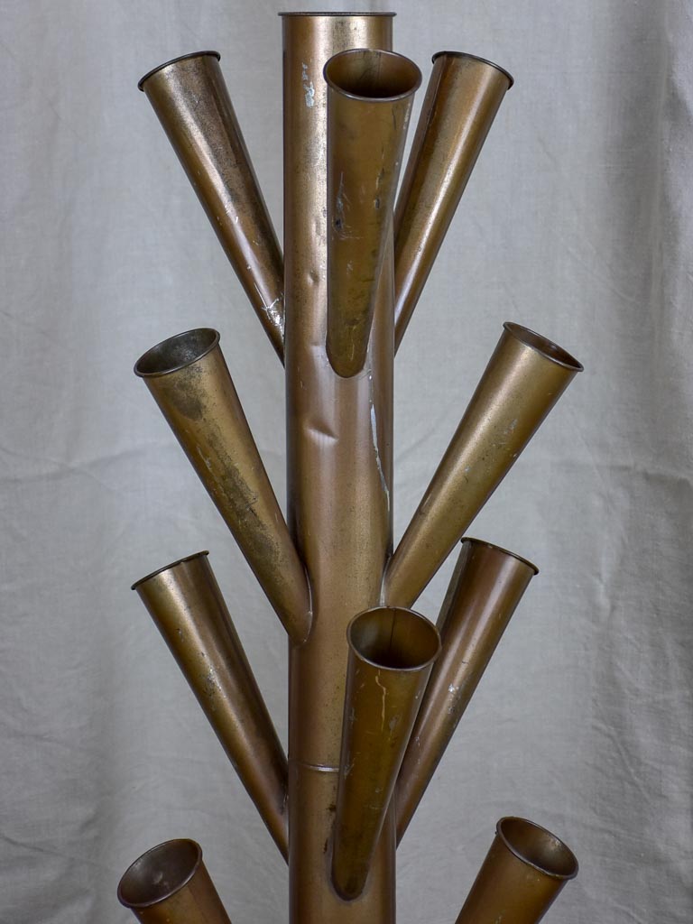 Large antique French florist vase display