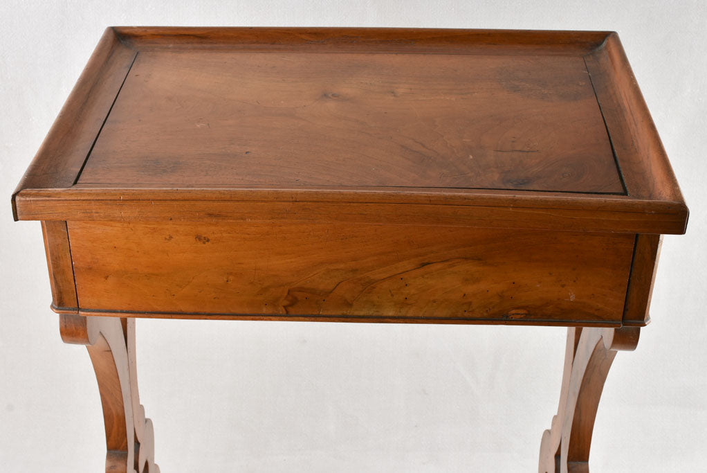 19th century beechwood side table / nightstand
