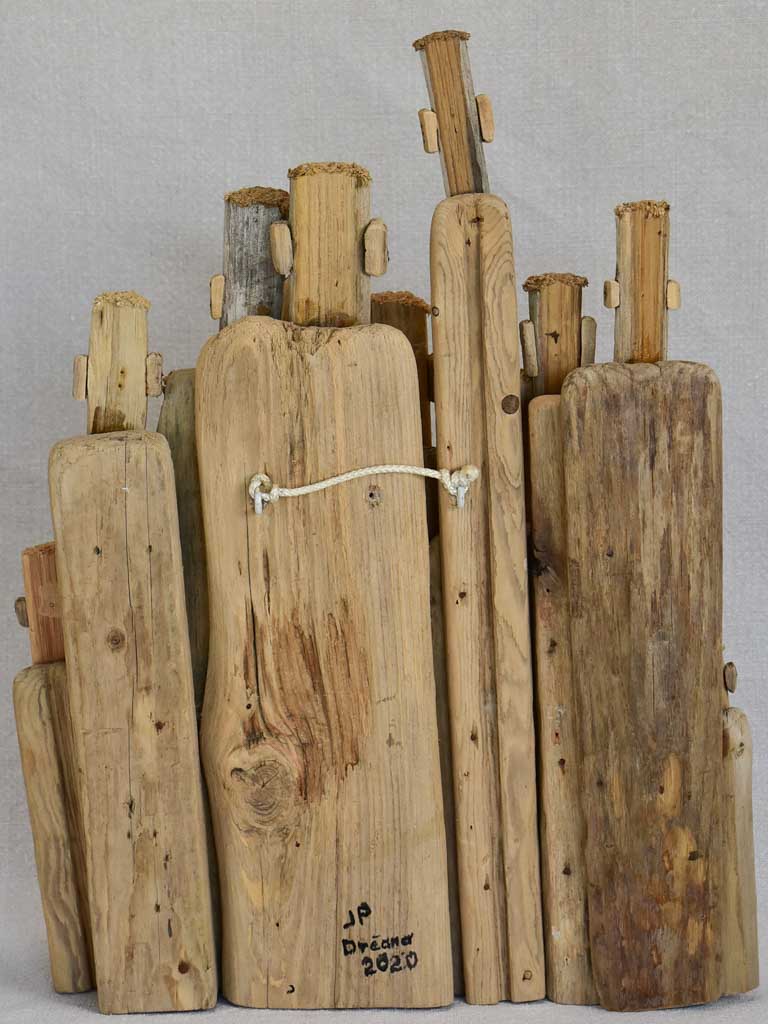 Artisan made totem sculpture 16¼"